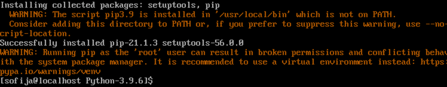 Installing Python on CentOS 7